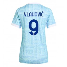 Juventus Dusan Vlahovic #9 Borte skjorte til dame 2025-26 Kortermet